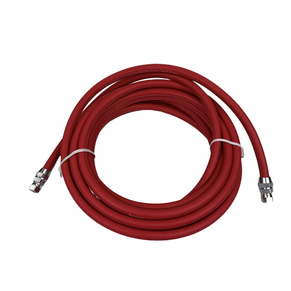 Bedford Precision 25' x 1/4in Air Hose Assembly for Binks